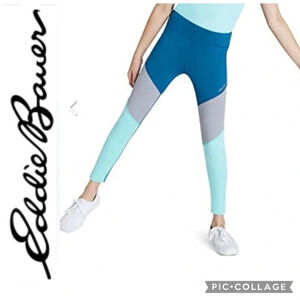 $5 WHEN BUNDLED Eddie Bauer BRAND NEW Girls Size 14 Colorblock Leggings